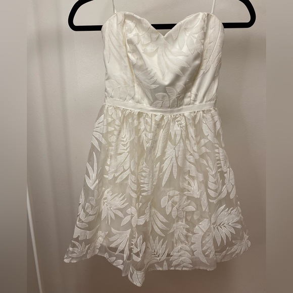 Guess White Strapless Dress - Picture 4 of 4